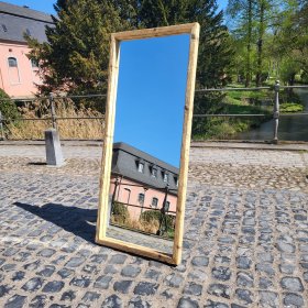 Mobile Preview: Spiegel PENLOA Loftspiegel aus Holz / Massivholz / Altholz